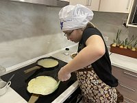 Печём блины на масленицу Печём блины на масленицу